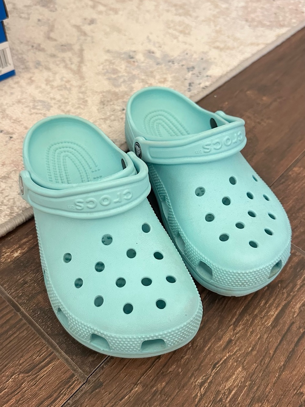 CROCS Kids Classic Clog in Aqua